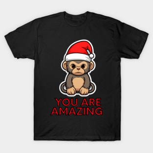 Christmas Monkey T-Shirt